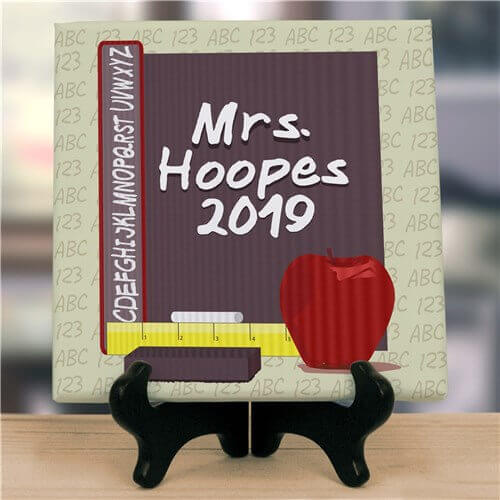 Teachers Class Personalized Wall Canvas