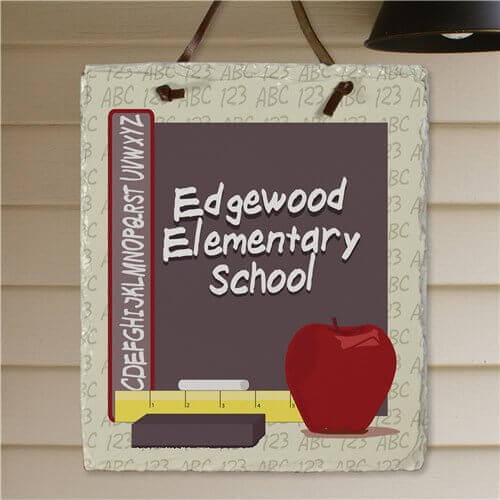 Teacher's Class Personalized Slate Plaque