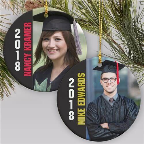 Personalized Photo Graduation Ornament