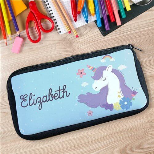 Personalized Magical Unicorn Pencil Case