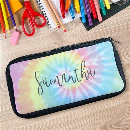 Bliss EDU Tie-Dye Personalized Pencil Case