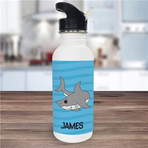 Personalized Shark Water bottle