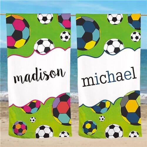 Personalized Sports Beach Towel