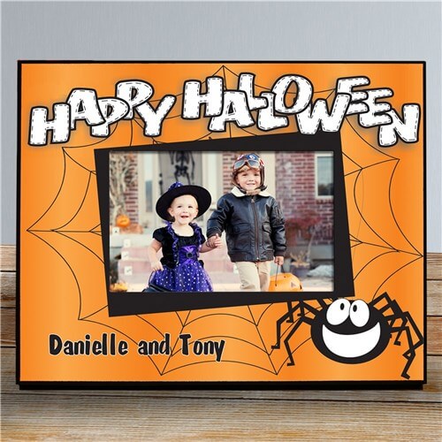 Personalized Happy Halloween Printed Frame